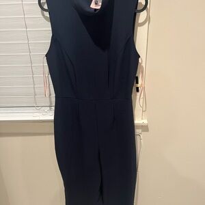 Forever 21 Navy Sleeveless Jumpsuit